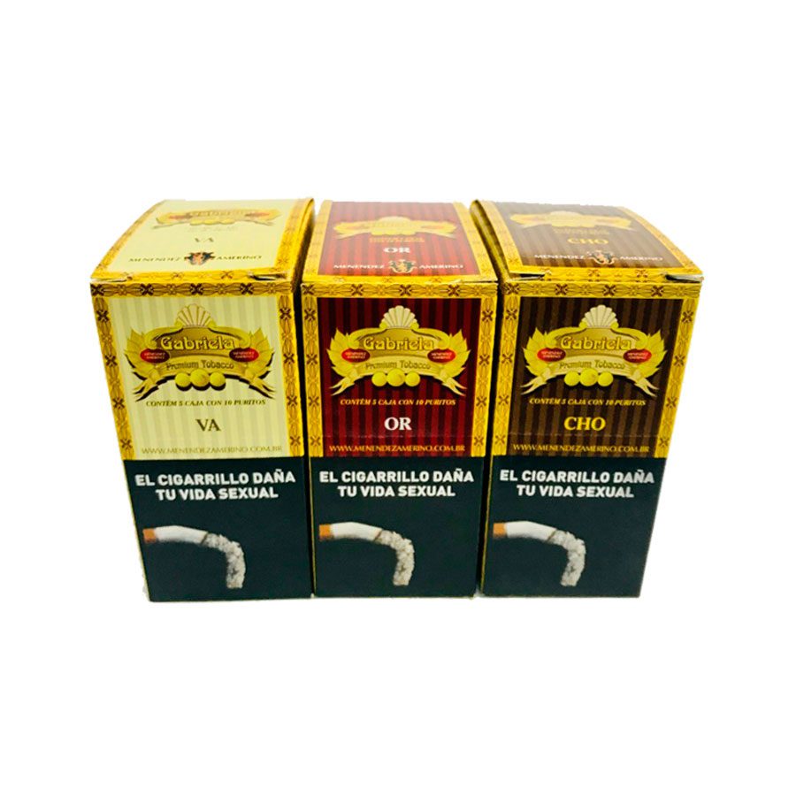 Cigarros Gabriela Chocolate x 50