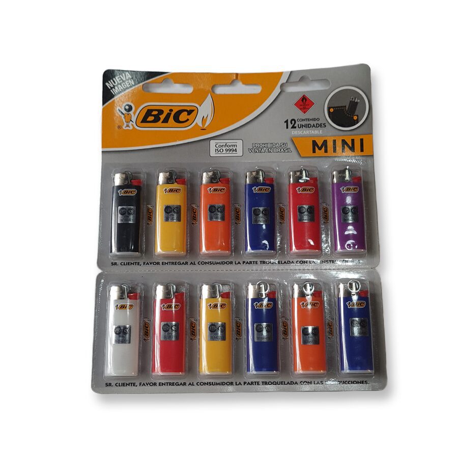 Encendedor mini bic - Distribuidora Pop